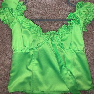 I.AM.GIA Naomi Top Lime Green SIZE MED